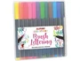Alpino Estuche de 12 Rotuladores Color Experience con Punta de Pincel para Lettering