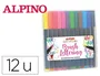 Alpino Rotuladores Brush Lettering Experience Punta Pincel Colores Surtidos Estuche 12 Unidades