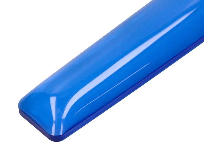 Q-connect Reposamuñecas de gel para teclado azul 525x58x17 mm