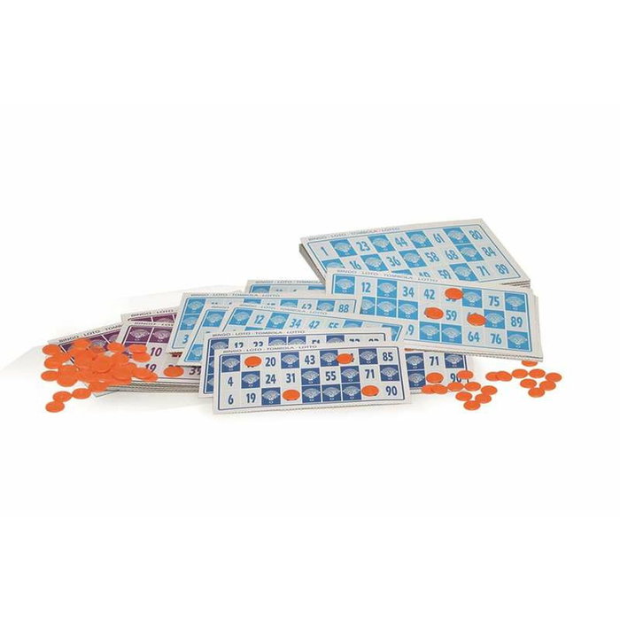 Chicos Bingo automático deluxe con 72 cartones, 30x42x23 cm