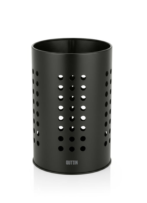 Inde Bote Porta Utensilios de Acero para Cocina, 18 cm de Alto, Color Negro, Medidas 12 x 12 x 18 cm (12 Unidades) Inde Bote Porta Utensilios de Acero para Cocina, 18 cm de Alto, Color Negro, Medidas 12 x 12 x 18 cm (12 Unidades)