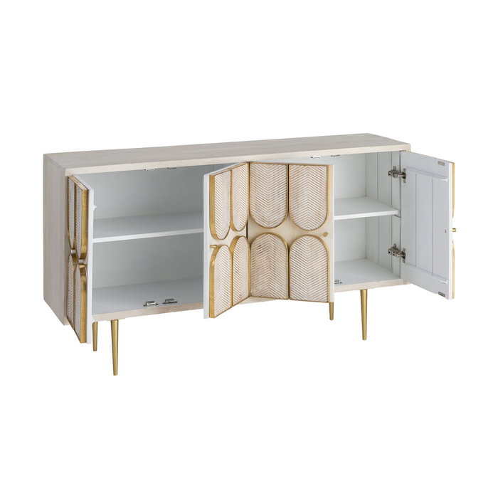 Aparador Madera de Mango Salón 152 X 41 X 83,50 cm