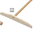 Rastrillo Crepes Liso L-17,5cm