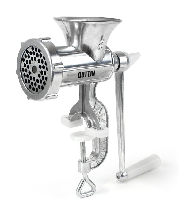 Quttin Picadora de Carne Manual de Aluminio (6 Unidades) inevitable