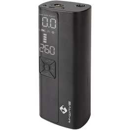 M-Wave Hinchador Eléctrico ELUMATIK MULTIBOOST con Manómetro, Aguja y Adaptador para Camas de Aire, Pantalla Digital, 150 PSI, Negro