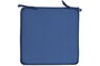 DKD Home Decor Cojín de Silla Impermeable Azul y Blanco, Pack de 2