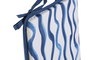 DKD Home Decor Cojín de Silla Impermeable Azul y Blanco, Pack de 2