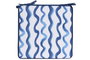 DKD Home Decor Cojín de Silla Impermeable Azul y Blanco, Pack de 2