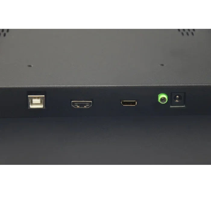 Hannspree HO165PTB - Monitor Open Frame de Señalización 15.6" Full HD (1920x1080) Pantalla Táctil 10 Puntos Multitáctil, HDMI, DisplayPort, Altavoces, Funcionamiento 24/7, Negro