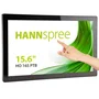 Hannspree HO165PTB - Monitor Open Frame de Señalización 15.6" Full HD (1920x1080) Pantalla Táctil 10 Puntos Multitáctil, HDMI, DisplayPort, Altavoces, Funcionamiento 24/7, Negro