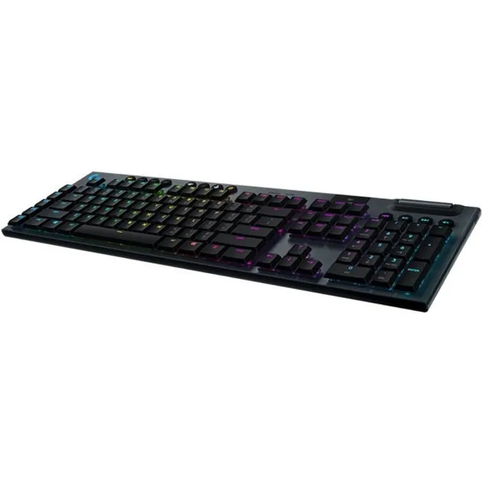 LOGITECH G - G915 LIGHTSPEED CLICKY Teclado inalámbrico para juegos de carbono - AZERTY - Negro LOGITECH G - G915 LIGHTSPEED CLICKY Teclado inalámbrico para juegos de carbono - AZERTY - Negro