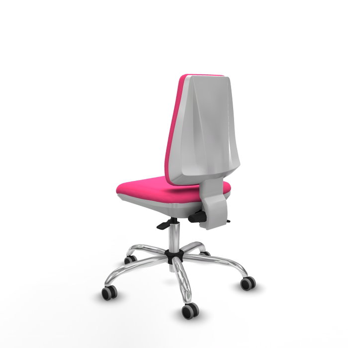 PIQUERAS Y CRESPO Silla de oficina Elche con mecanismo Asincro en Rosa