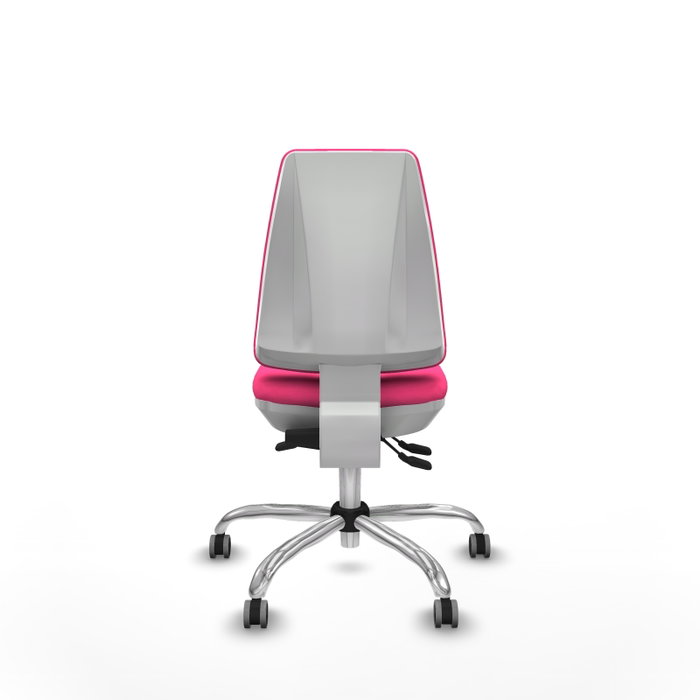 PIQUERAS Y CRESPO Silla de oficina Elche con mecanismo Asincro en Rosa