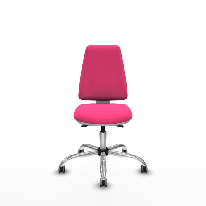 PIQUERAS Y CRESPO Silla de oficina Elche con mecanismo Asincro en Rosa