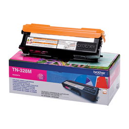 Brother TN-328M Magenta Tóner Original Láser 6000 Páginas Compatible con HL-4570CDW, HL-4570CDWT
