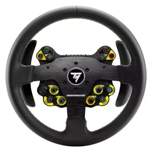 Thrustmaster Evo Racing 32R Volante de Cuero Negro y Amarillo para PC, PlayStation 4, PlayStation 5, Xbox, Xbox One Thrustmaster Evo Racing 32R Volante de Cuero Negro y Amarillo para PC, PlayStation 4, PlayStation 5, Xbox, Xbox One