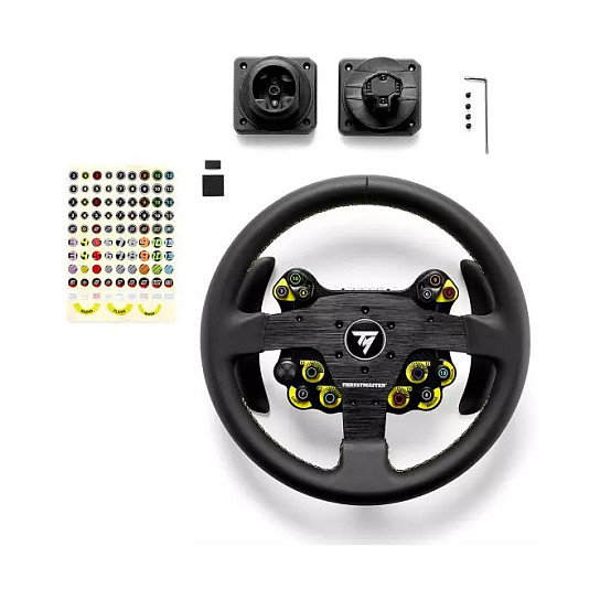 Thrustmaster Evo Racing 32R Leather Negro y Amarillo Thrustmaster Evo Racing 32R Leather Negro y Amarillo