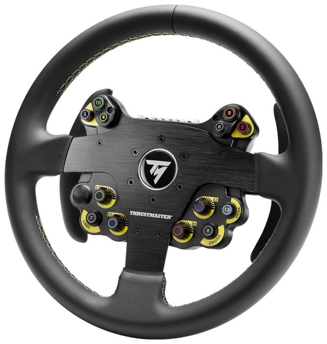 Thrustmaster Evo Racing 32R Leather Negro y Amarillo