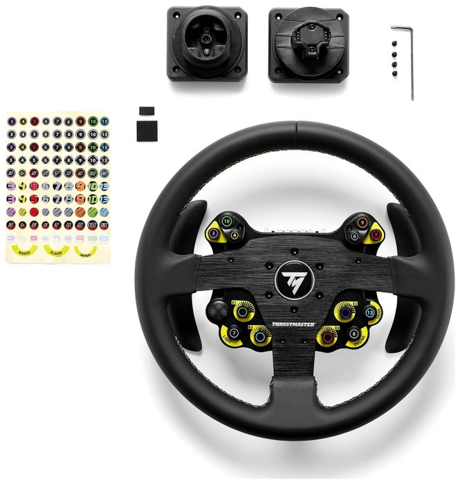 Thrustmaster Evo Racing 32R Leather Negro y Amarillo