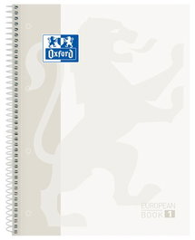 Bloc Oxford School Eu.Book 1 Micro.Tapa Extra A4+ 80H Cuadric.5X5 90G Blanco (Set de 5)