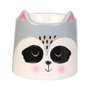 The Concept Factory Huevera de Cerámica Animales - Panda o Mapache para Huevo Pasado por Agua, Diámetro 6 cm
