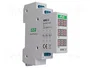 F&F Voltímetro Digital para Raíl DIN 80-500V