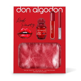 Don Algodon Red Party Set para mujer