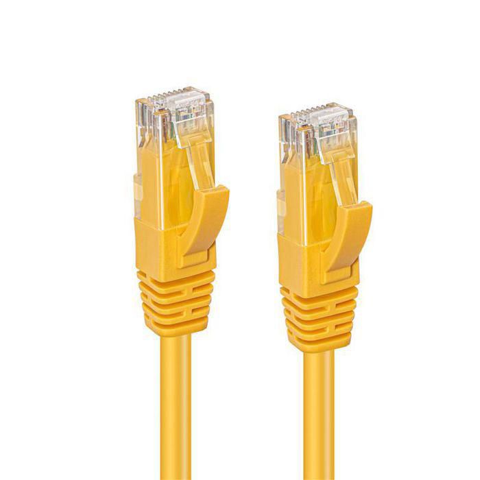 MicroConnect Cable de Red CAT5e U/UTP 1m Amarillo