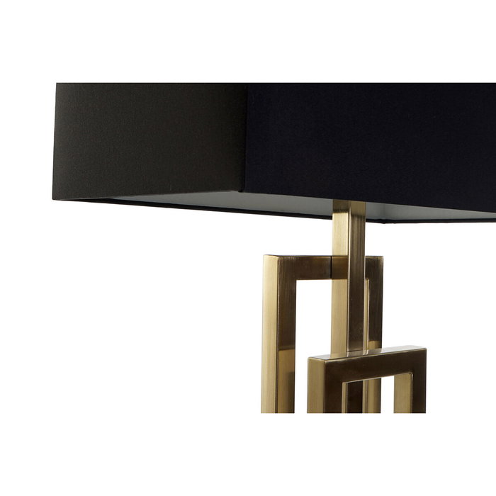 DKD Home Decor Lámpara de Sobremesa de Metal Dorada 38x23x78 cm