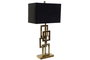 DKD Home Decor Lámpara Sobremesa Dorado Negro 23 x 78 x 38 cm