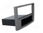 ACV Bastidor de montaje de radio 1 DIN para Opel en charcoal-metallic