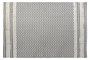 DKD Home Decor Alfombra Scandi Negro Blanco Zig Zag Algodon Polyester 226 x 160 x 0.7 cm