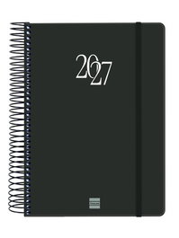 FINOCAM Agenda Anual 2027 My Espiral Basic Catalán Negro