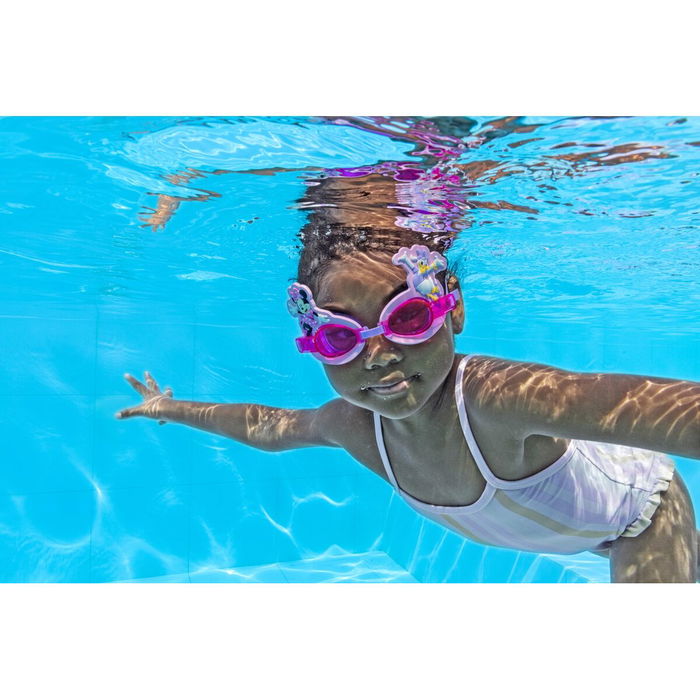 Bestway Gafa Natacion Infantil Correa Silicona Minnie & Friends +3 Años Piscina y Playa 09112