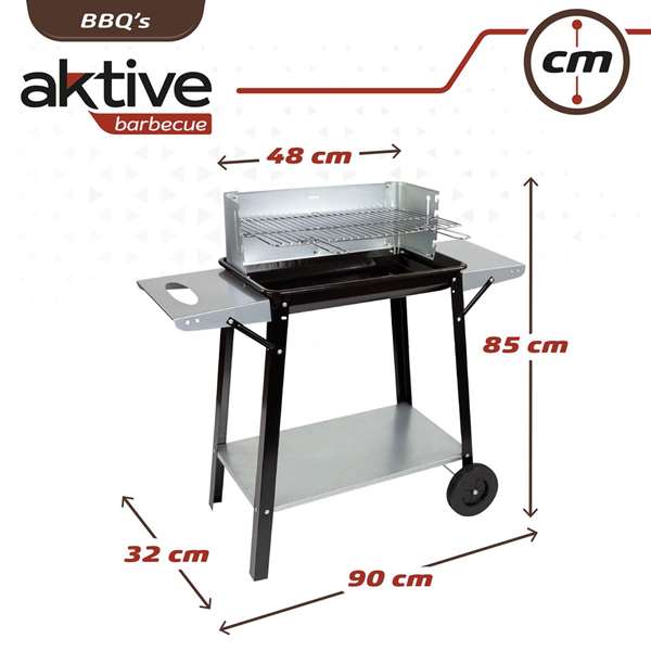 Color Baby Barbacoa de Carbón Aktive 90 x 32 x 85 cm Color Baby Barbacoa de Carbón Aktive 90 x 32 x 85 cm