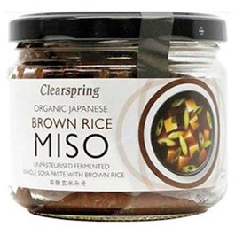 CLEARSPRING Genmai Miso No Pasteurizado de Arroz Integral y Soja Entera 300Gr.