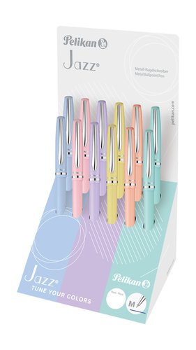 Pelikan Jazz Pastel Collection Expositor de 12 unidades surtidas