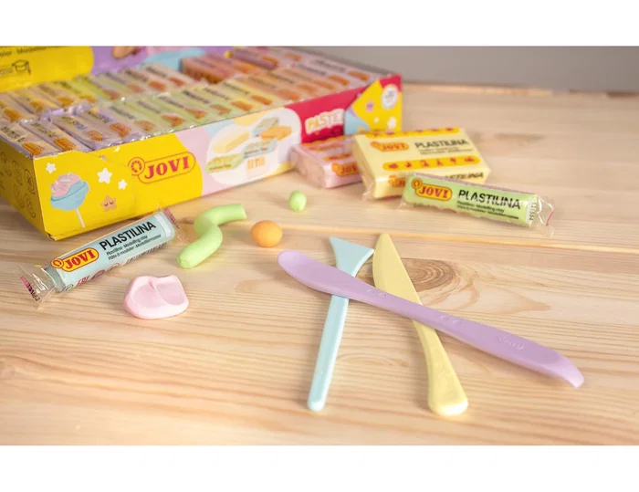 Jovi Caja de 6 Pastillas de Plastilina Colores Pastel Surtidos de 50g Jovi Caja de 6 Pastillas de Plastilina Colores Pastel Surtidos de 50g