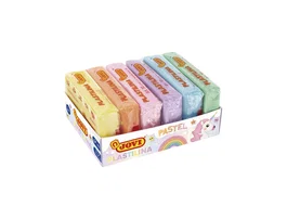 Jovi Caja de 6 Pastillas de Plastilina Colores Pastel Surtidos de 50g