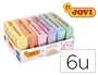 Jovi Caja de 6 Pastillas de Plastilina Colores Pastel Surtidos de 50g