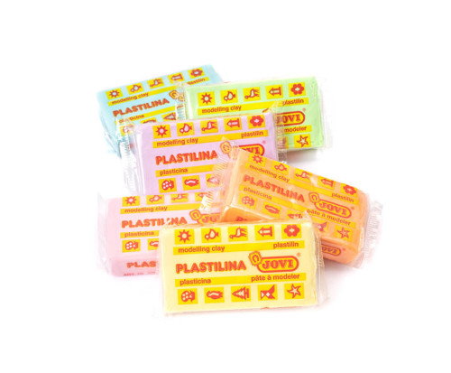 Jovi Caja de 6 Pastillas de Plastilina Colores Pastel Surtidos de 50g Jovi Caja de 6 Pastillas de Plastilina Colores Pastel Surtidos de 50g