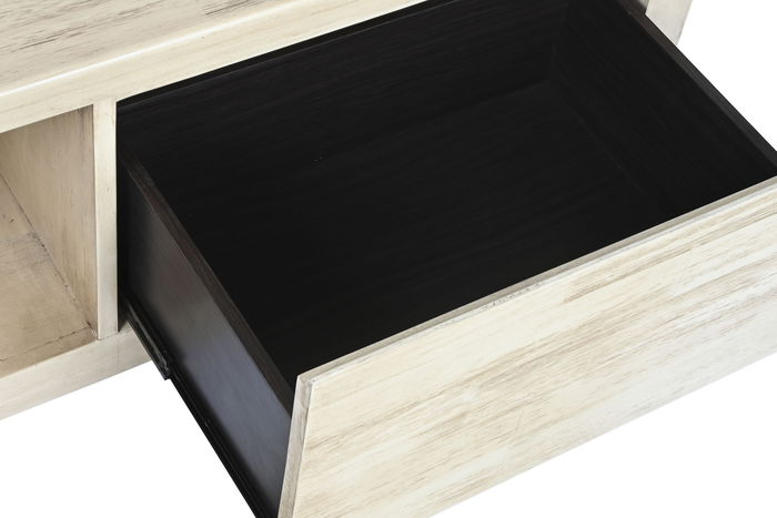 DKD Home Decor Mesa Centro Tropical Natural Madera Acacia 120 x 60 x 45 cm