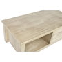 DKD Home Decor Mesa de Centro de Acacia Natural 123x48.5x63.5 cm