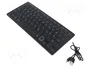GEMBIRD Teclado Inalámbrico Slim Negro DE Layout