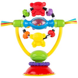 Playgro Juguete Giratorio Para Trona 0182212 con Sonajero y Cuentas +6 Meses Multilingüe