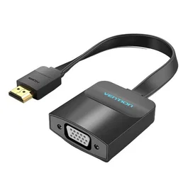 Vention Conversor HDMI Macho a VGA Hembra con Jack 3.5mm Negro