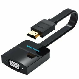 Vention Cable conversor HDMI macho a VGA hembra con jack 3.5mm de 15cm negro