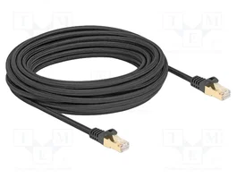 DeLOCK Cable de red RJ45 Cat.6A S/FTP 10 m negro