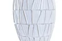DKD Home Decor Jarrón de Resina Blanco Nokko 19x19x60 cm