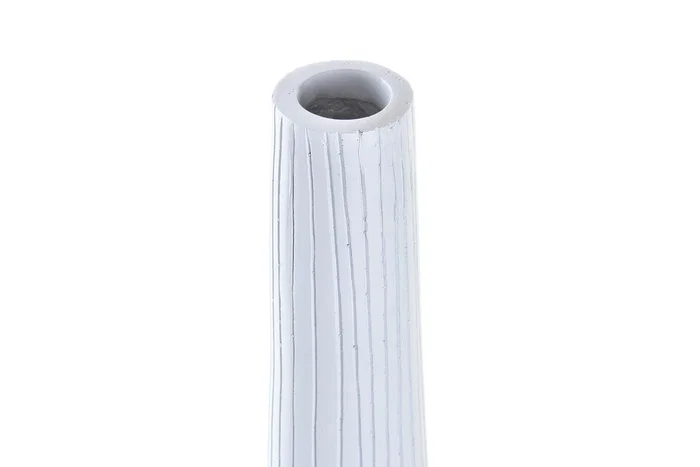 DKD Home Decor Jarrón de Resina Blanco Nokko 19x19x60 cm